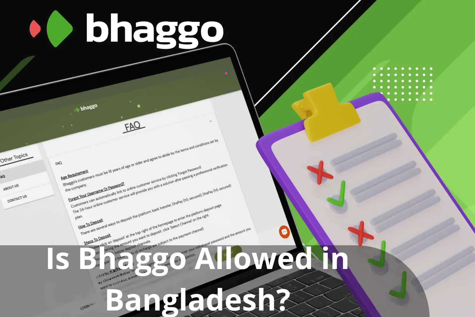 Is Bhaggo Allowed in Bangladesh?